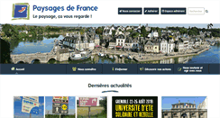 Desktop Screenshot of paysagesdefrance.org