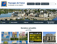 Tablet Screenshot of paysagesdefrance.org